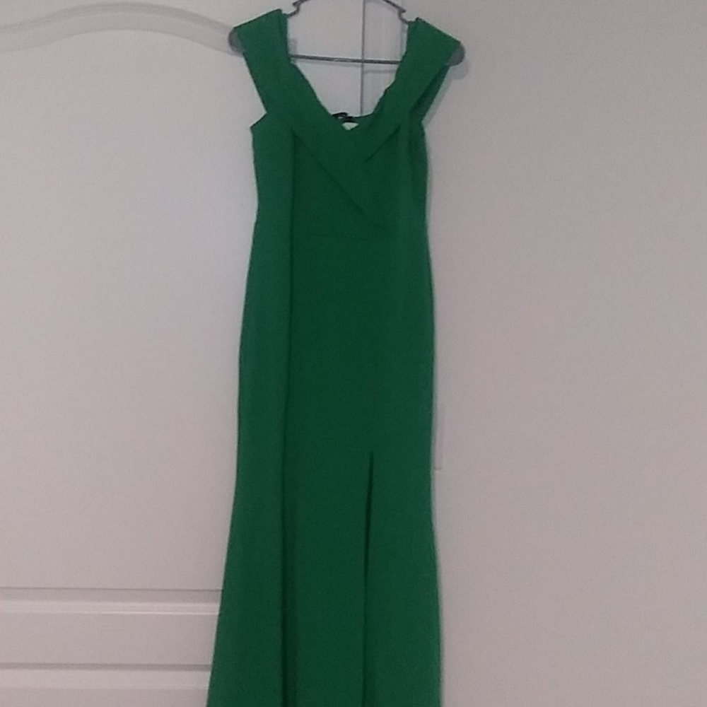 Slit maxi dress